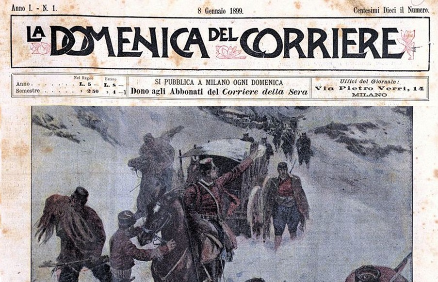 La storica Domenica del Corriere