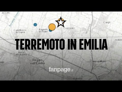 Terremoto Emilia Romagna: nuove scosse nella notte a Reggio Emilia