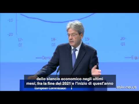 Gentiloni: 4% crescita economica in zona euro, sotto previsioni