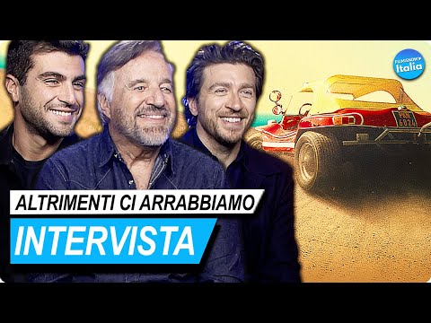 ALTRIMENTI CI ARRABBIAMO (2022) Intervista a Christian De Sica, Alessandro Roja e Francesco Bruni