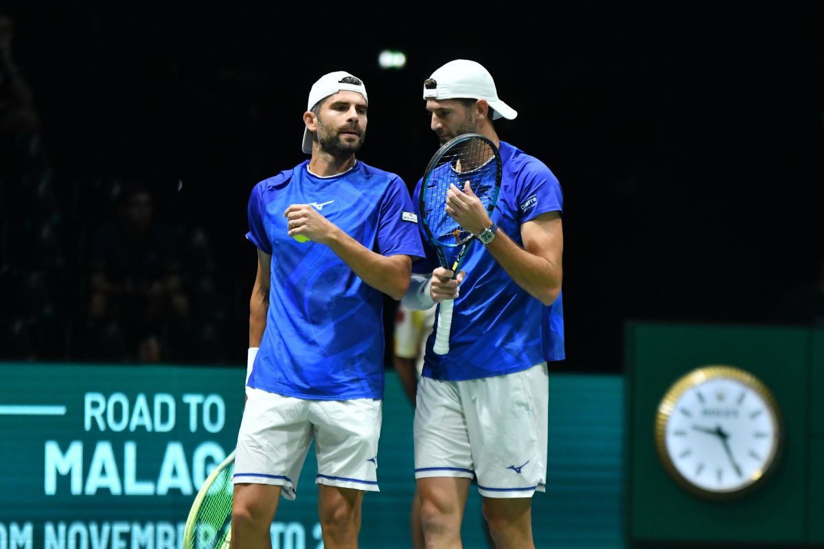 Bolelli-Vavassori trascinano Italia, Belgio battuto 2-1