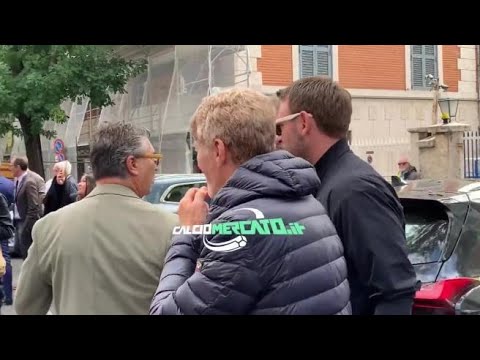 Daniele De Rossi al funerale del medico della Roma Ernesto Alicicco