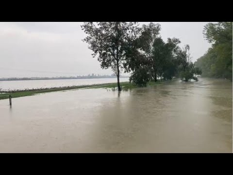 Il video degli allagamenti a Budrio e a Selva Malvezzi dopo la rottura dell’Idice