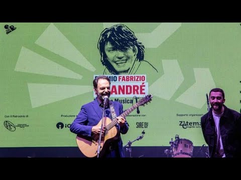 Premio Fabrizio De André ieri in piazza Fabrizio De André alla Magliana