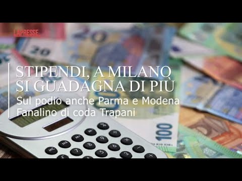 STIPENDI, A MILANO SI GUADAGNA DI PIÙ