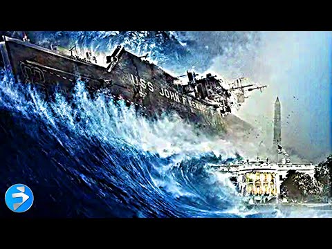 Tsunami Lancia la Nave sulla Casa Bianca | 2012 | Disaster Movie