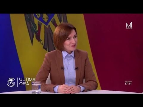 Scossa di terremoto in diretta tv in Moldavia, ma la presidente Sandu mantiene la calma