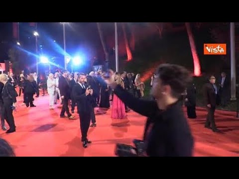 Johnny Depp sul red carpet della Festa del Cinema di Roma