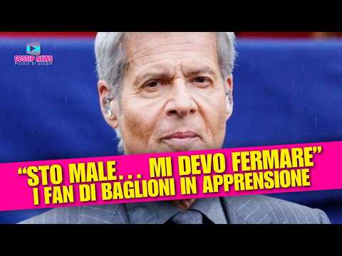 Problemi di Salute per Baglioni: l’Annuncio Sconvolge i Fan!