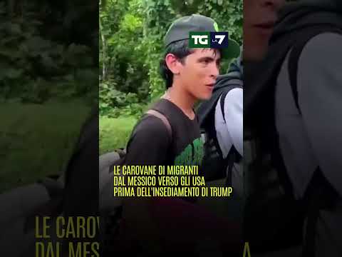 Le carovane di migranti dal Messico verso gli Usa prima dell’insediamento di #Trump