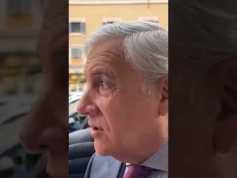 «Condivido le parole di Mattarella» Così Tajani sugli attacchi ai giudici di Elon Musk #shorts #news