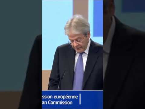 Gentiloni sulle relazioni tra UE e Stati Uniti: «Svolta protezionista USA sarebbe dannosa» #shorts