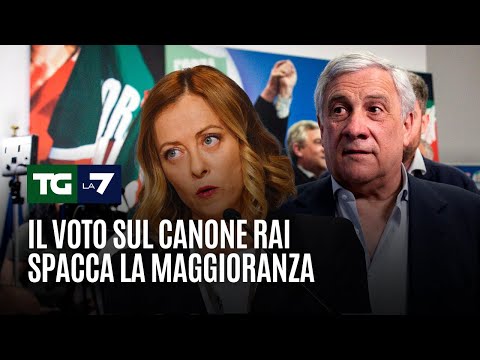 Il voto sul canone rai spacca la maggioranza