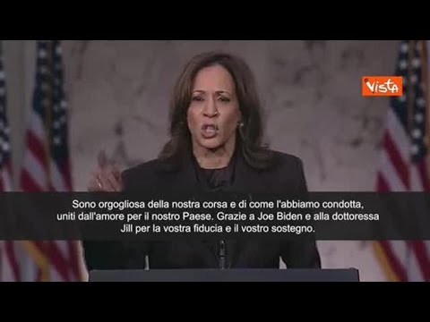 Kamala Harris: “Grazie a Biden per il suo sostegno”