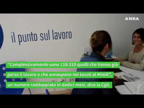 Cgil: “Raddoppiati i lavoratori nelle crisi di aziende”