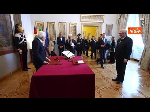 Tommaso Foti giura da Ministro al Quirinale