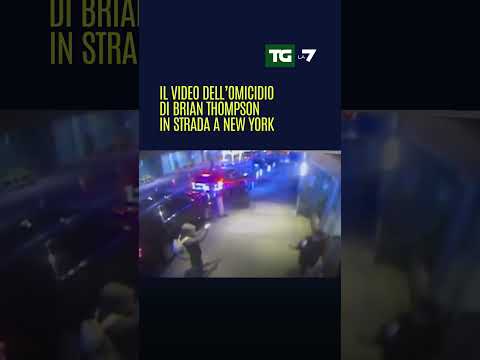 Il video dell’omicidio di Brian #Thompson in strada a New York