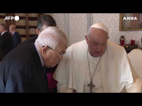 Papa Francesco riceve il presidente palestinese Abu Mazen