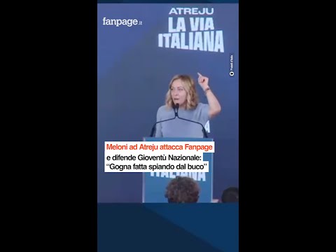 Meloni attacca Fanpage: “Gogna fatta spiando dal buco”