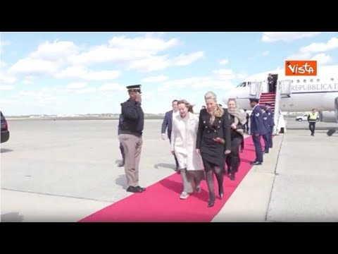 Meloni a Washington per l’incontro con Trump, l’arrivo alla Joint Base Andrews