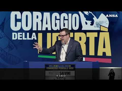 Congresso Lega, Salvini: “Viminale? Ne parlero’ con Meloni, io a disposizione”
